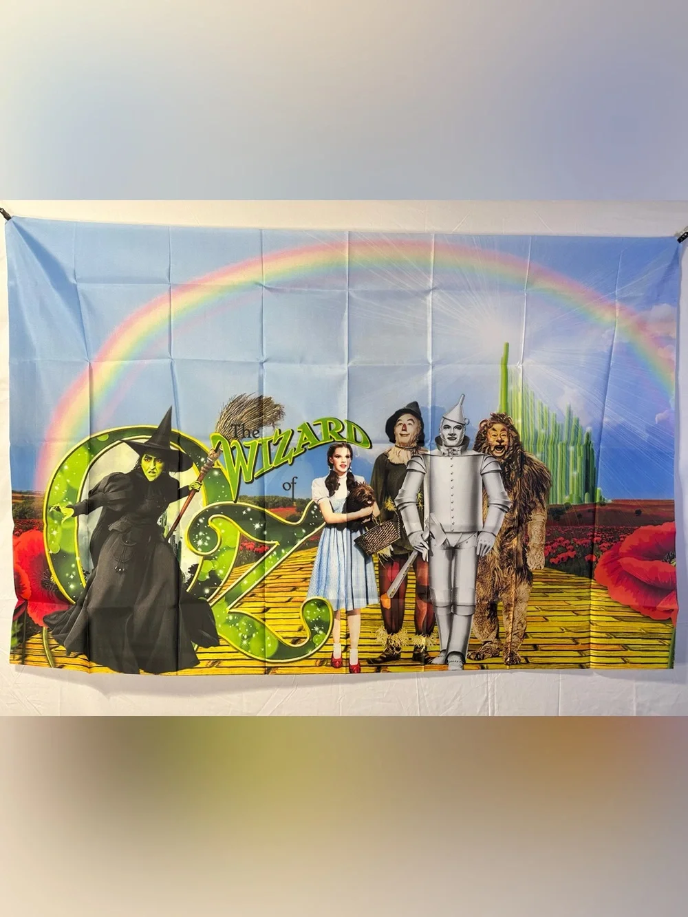 The Wizard Of Oz Birthday Backdrop Banner 5x3Ft.